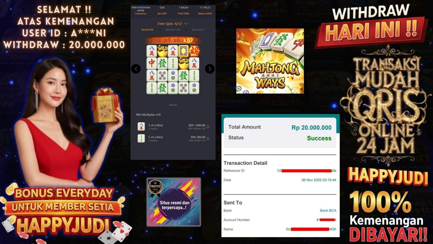 HAPPYJUDI JACKPOT SLOT MAHJONG WAYS